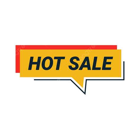 Hot Sale Banner Isolated Design Vector Hot Sale Banner Isolated