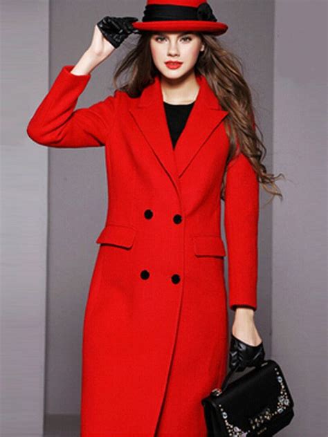 Women Fall Winter Modish Cotton Padded Fitted Coat Fitted Coat Pink