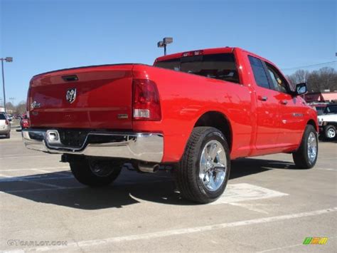 2011 Flame Red Dodge Ram 1500 Big Horn Quad Cab #46244509 ...