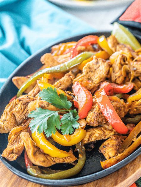 Easy Authentic Mexican Chicken Fajitas Story The Fresh Cooky