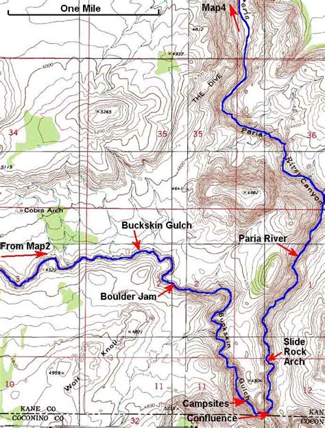 Buckskin Gulch Map