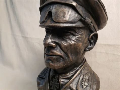 Limited Edition Feldmarschall Erwin Rommel Cold Cast Bronze Bust