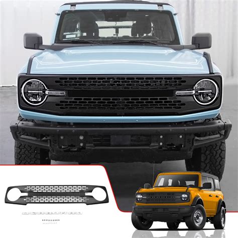 Buy Xipex Fit 2021 2022 2023 Ford Bronco Grille Bronco Front Grill For