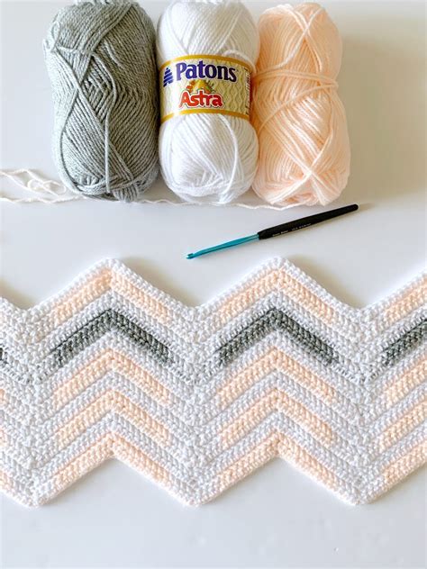 Daisy Farm Crafts Crochet Blanket Chevron Chevron Crochet Patterns