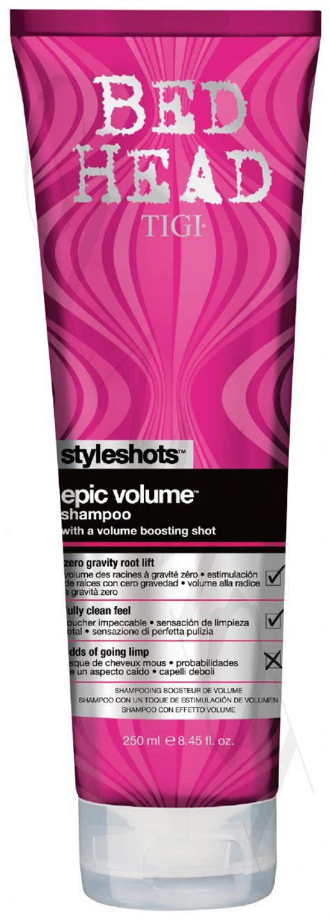TIGI Bed Head Styleshots Epic Volume Shampoo Glamot Com