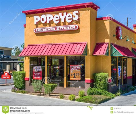 In southern california, smaller chains like the hat feature hamburgers, mexican food, chili fries, and pastrami. popeyes-louisiana-kitchen-exterior-palmdale-ca-usa-april ...