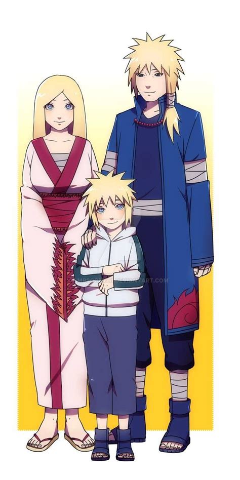 Minato And His Parents Version By Mrsoomori On Deviantart Anime