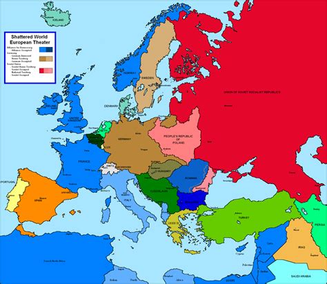 Political Map Of Europe 1940