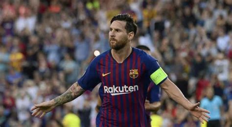 Lionel Messi Scores 1st Goal And 1st Hat Trick Of Uefa Champions League 2018 19