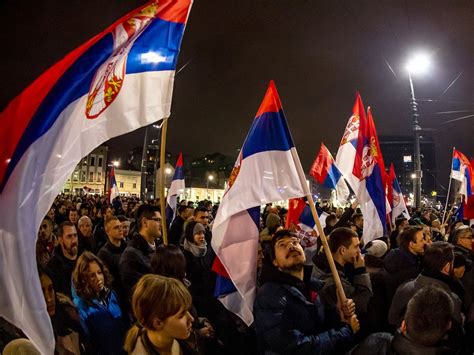 Serbia Protests Demonstrations In Belgrade Over Alleged Government