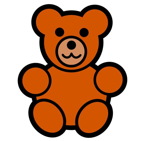 United buddy bears para colorear. Teddy Bear Outline Drawing - ClipArt Best