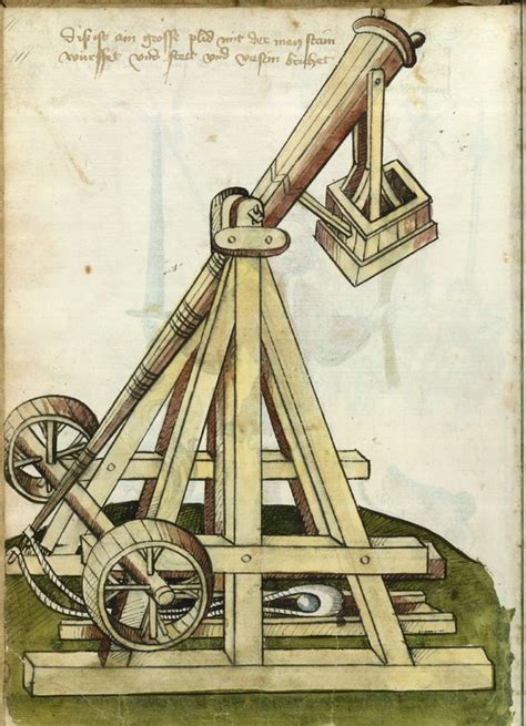 Medieval Siege Machines The Bellifortis By Conrad Keyser
