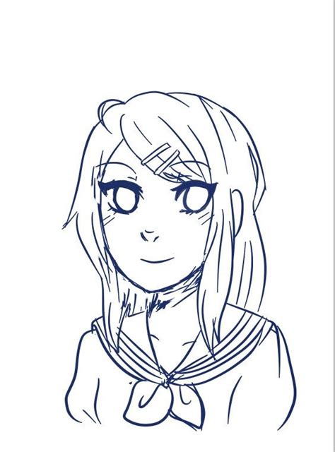Anime cute easy drawings girl. Cute Anime Girl · How To Draw A Manga Drawing · Art on Cut ...