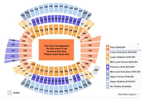 Amalie Arena Seating Chart For Garth Brooks Concert