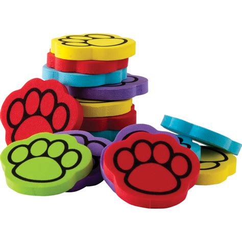Foam Paw Print Counters Tcr20643 Teacher Created Resources