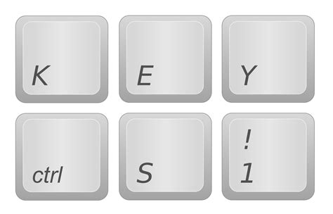 Vector Keyboard Keys