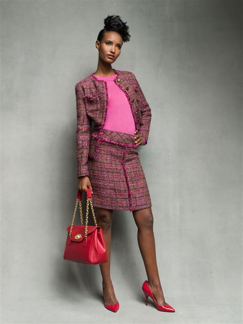 Pretty In Pink Tweed Suit Fashion Suits For Women Extraordinary Women