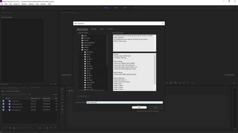 This is a basic tutorial about adobe premiere, professional video editing software. How to create a sequence in Premiere Pro? | Premiere Basics