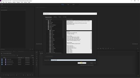 I think this new menu also appears in after effects. How to create a sequence in Premiere Pro? | Premiere Basics