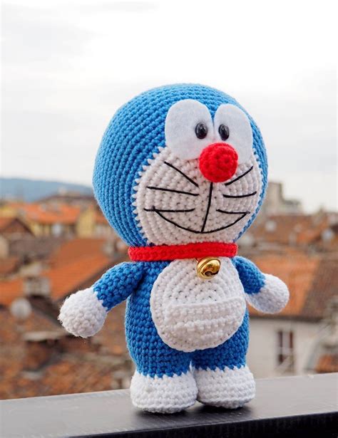 Amigurumi Doraemon By Amigurumi Torino Häkeln Muster Handarbeit