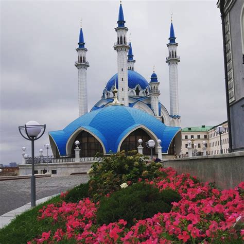 The Kul Sharif Mosque In Kazan One Of The Largest Mosques In Russia