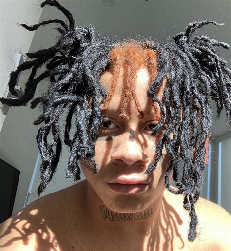 Pin by Kay𖨆 on bbs in 2022 Trippie redd Rap aesthetic Mens hairstyles