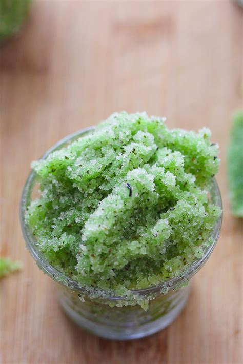 Green Tea Sugar Scrub Recipe