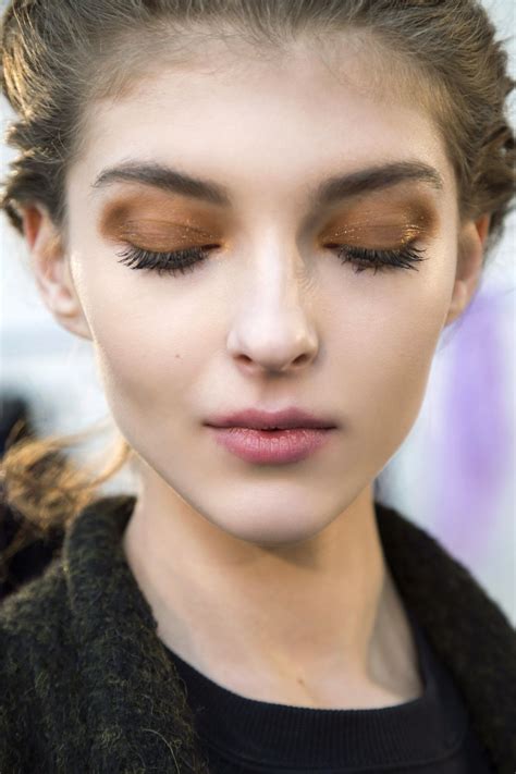Who Says You Cant Wear Beauty Looks Straight Off The Runways From Moody Lips To Glittery Lids