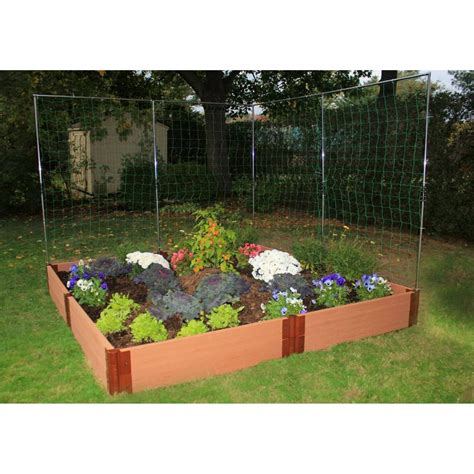 Frame It All 1 Inch Series Composite Raised Garden Bed Kit X 8ft 8ft X