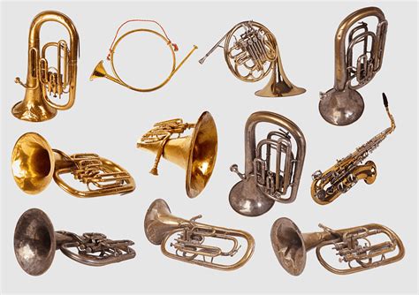 Instrumentos Tenor Horn Flugelhorn Bugle Euphonium Saxhorn Alto