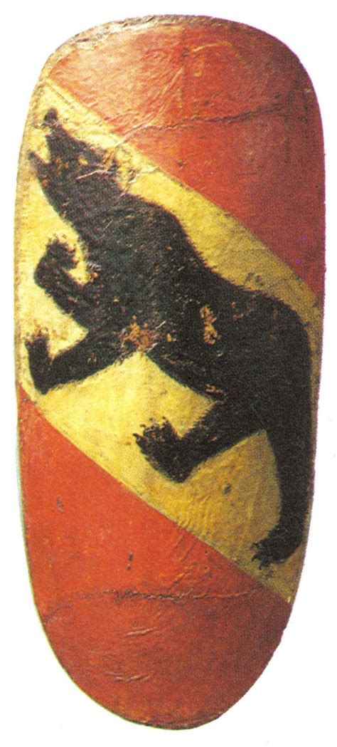 A 14th Century Siege Shield With The Oldest Known Coloured Depiction