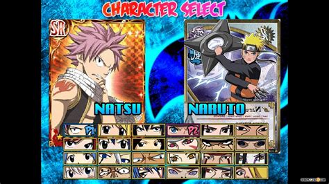 Fairy Tail X Naruto Mugen Screenshots Images And Pictures