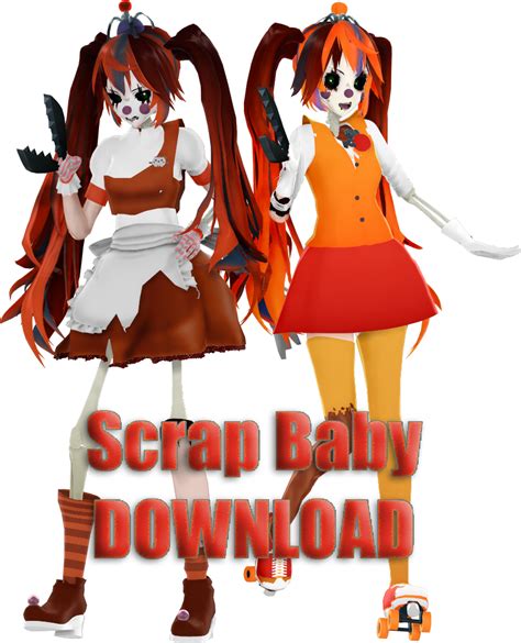 Mmd Fnaf6 Scrap Baby Download By Cylops2000 On Deviantart