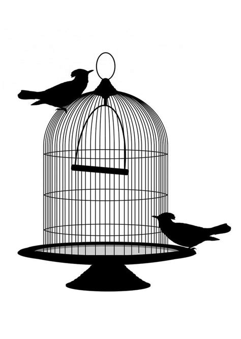 Free coloring sheets to print and download. Coloring Page birds out of cage - free printable coloring ...