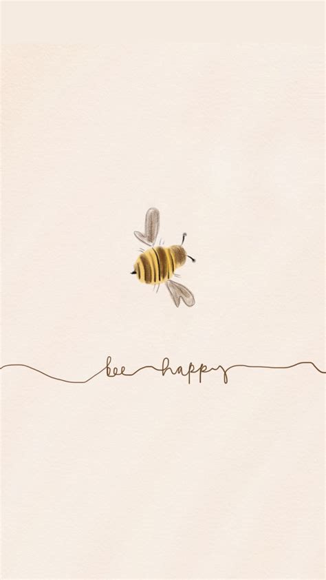 Happy Aesthetic Cute Bee Wallpaper Img This