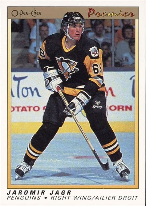 As we mentioned above jaromir jagr rookie cards are a savoy buy right now as you can get them for less than $50 in psa 10 condition. Wax Stain Rookie: Card of the week - Jaromir Jagr