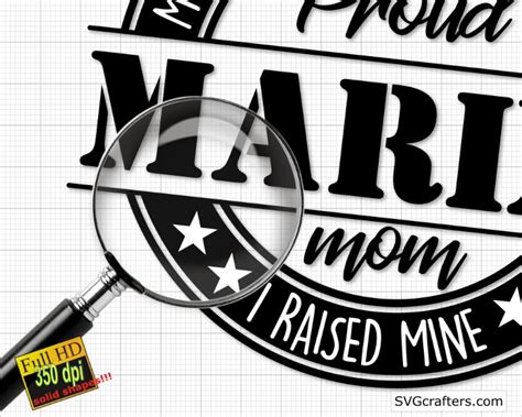 Download Proud Marine Mom svg, Military svg, Marine mom svg ...