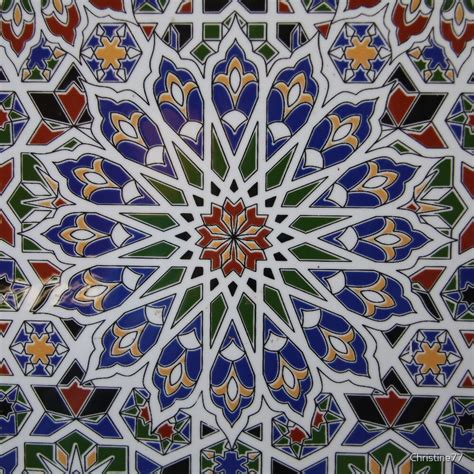 Moroccan Tile Design By Christine Oakley Redbubble