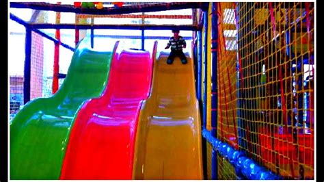 Indoor Playground Fun Ball Pit Slides Play Place 2 Youtube