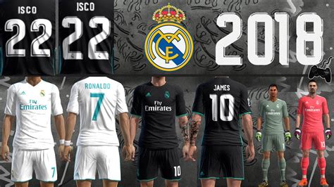 Futbol vector juegos de football uniformes soccer el mejor equipo portero camisetas chelsea fc. Pes2013 || Real Madrid • KIT • 2018 - YouTube