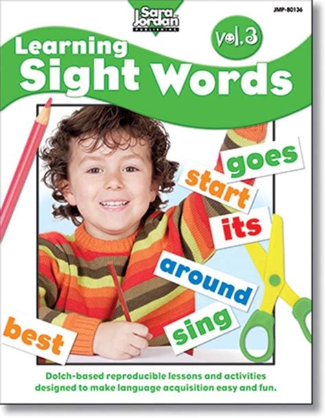 Learning Sight Words Vol 3 Resource Book Jmpb0136 Prints