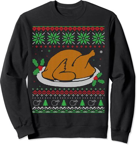 ugly christmas sweater style thanksgiving turkey sweatshirt uk fashion