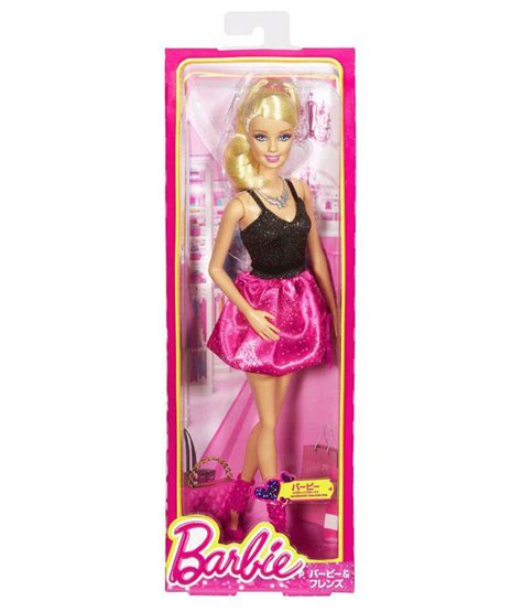 Barbie Party Glam Doll In Pink And Black Dress Fashion Dolls Buy