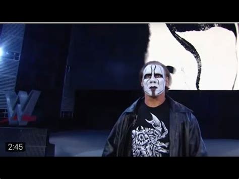 Sting S Wwe Debut At Survivor Series Youtube