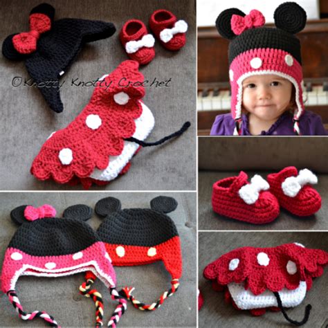 Wonderful Diy Crochet Mickey Minnie Mouse Beanies
