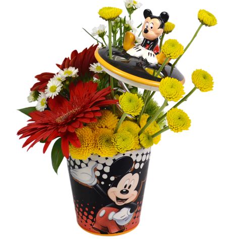Mickey Mouse In Flowers My Vaughan