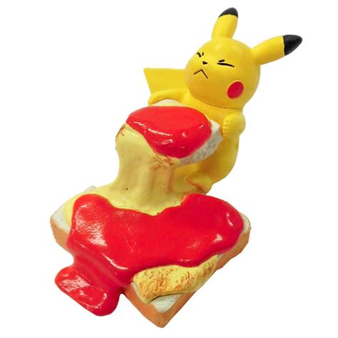 Food Toy Trading Figure 6 I Want Ketchup 「 Pokémon Yellow Ketchup Suki De Chu 」 Goods