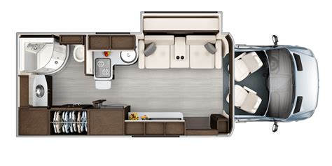 Luxury Small Motorhome Floorplans Best Class B Rv Floorplans With My