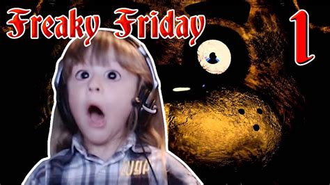 Little Kid Plays Five Nights At Freddys Fnaf Night 1 With Log Ep 1