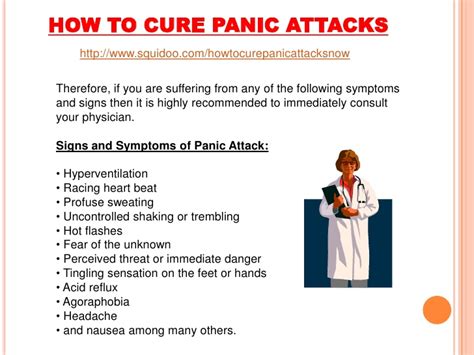 Learn to deal with your normal anxiety, but if it is ruling your life, it is time to seek a cure. How To Cure Panic Attacks